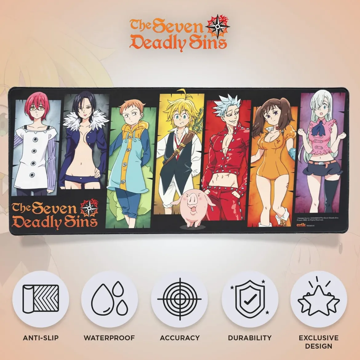 The Seven Deadly Sins Xl Mouse Mat