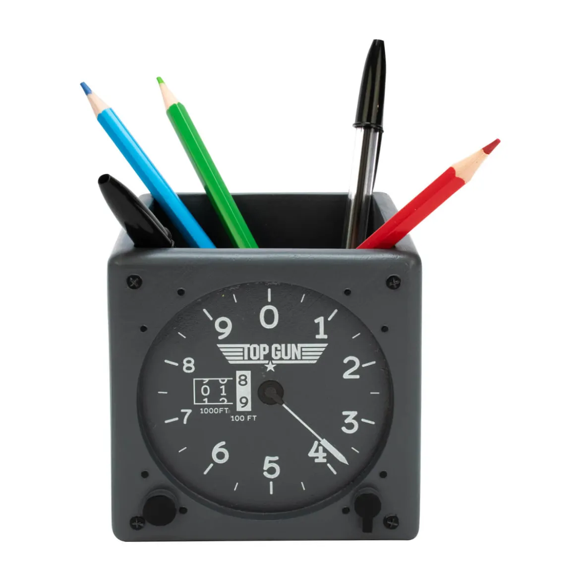 Top Gun Altitude Meter Desk Tidy Pen Pot