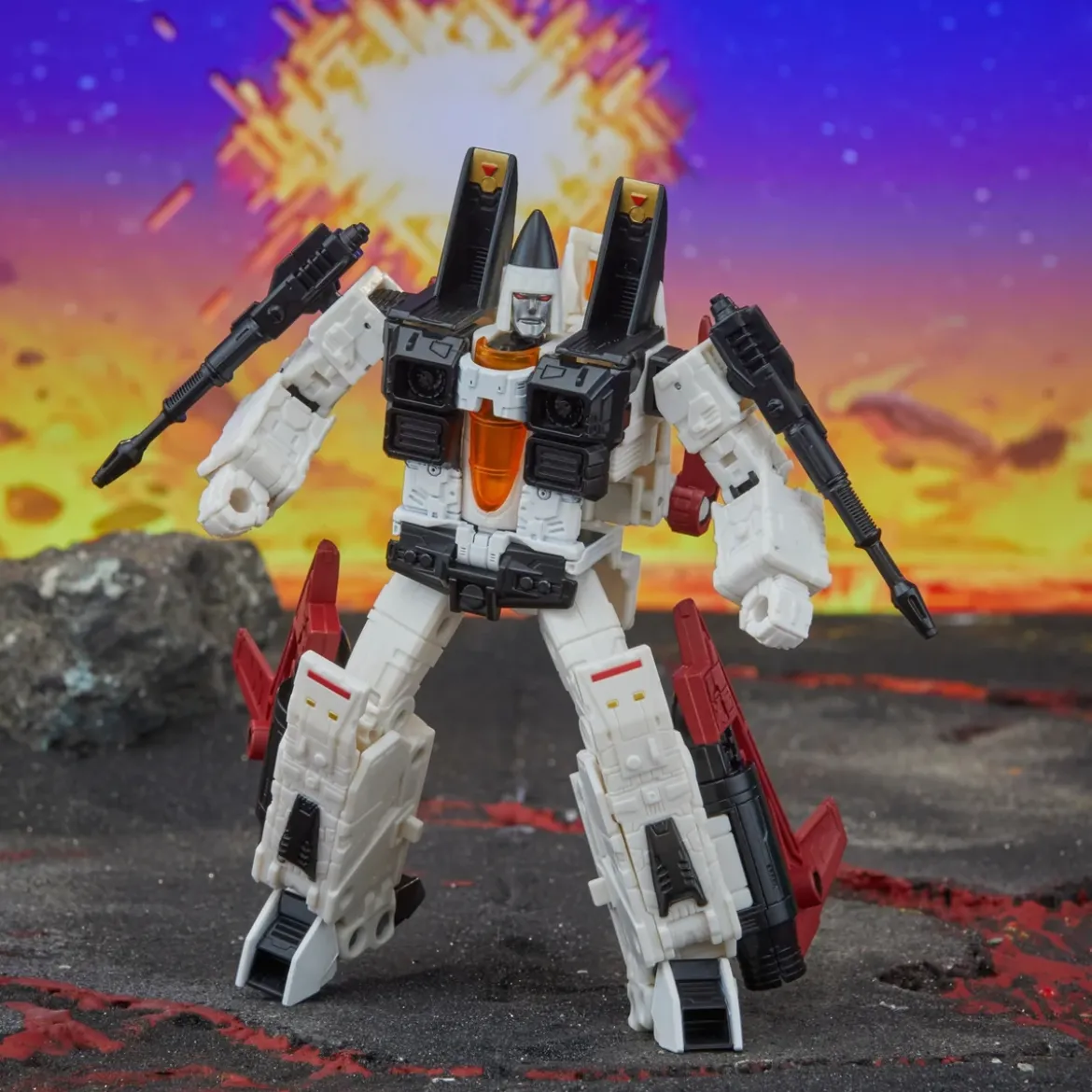 Transformers Generations Legacy United Voyager Class Action Figure G1 Universe Ramjet 18 cm