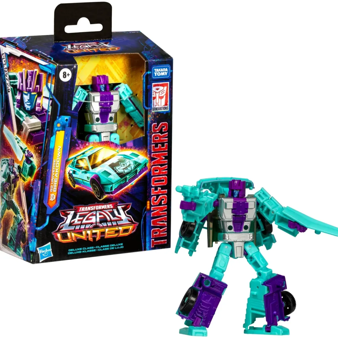 Transformers Generations Legacy United Deluxe Class Action Figure G2 Universe Breakdown 14 cm