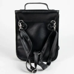 Wednesday Faux Leather Casual Fashion Backpack