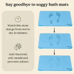 Willy Diatomite Stone Bath Mat