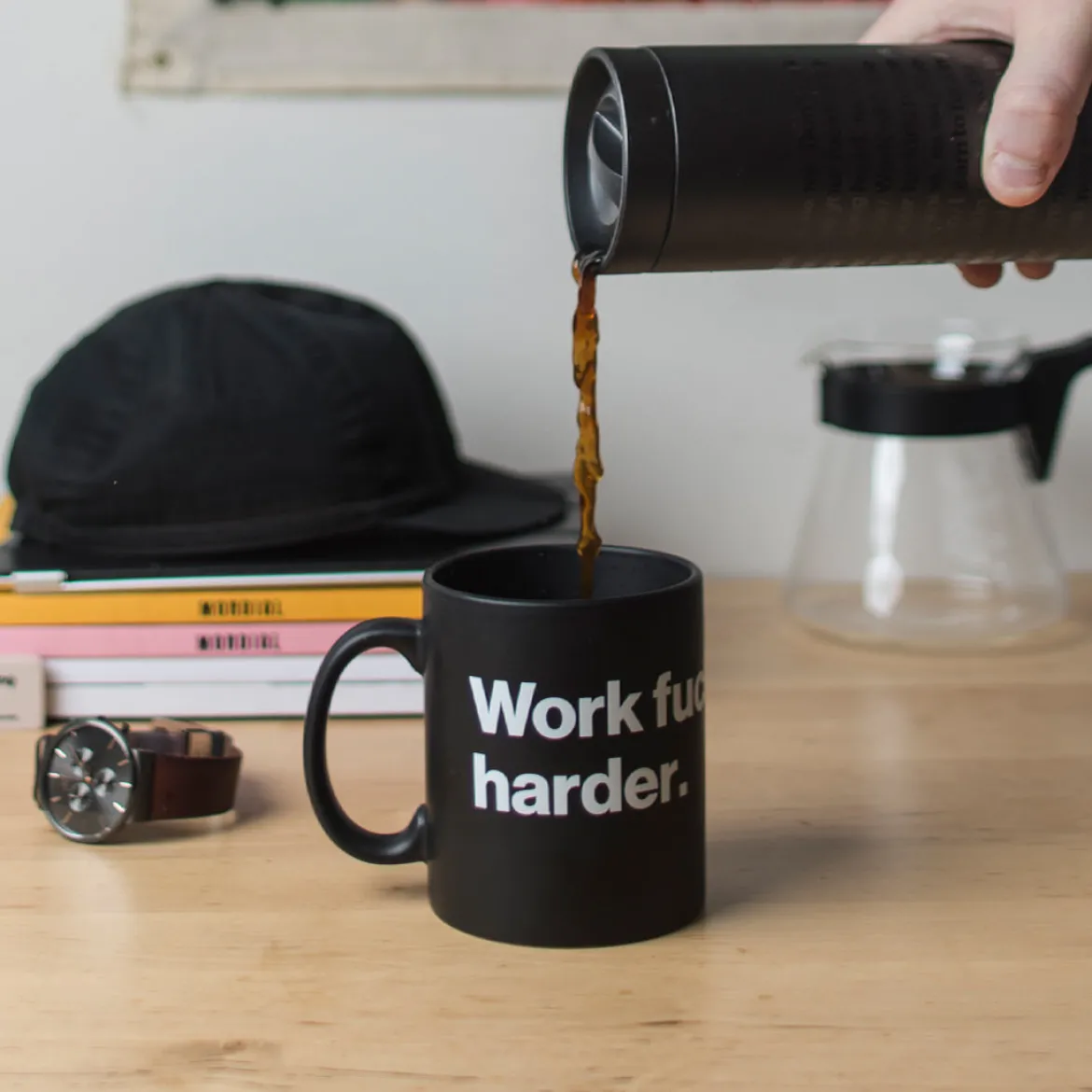 Work Fucking Harder Mug