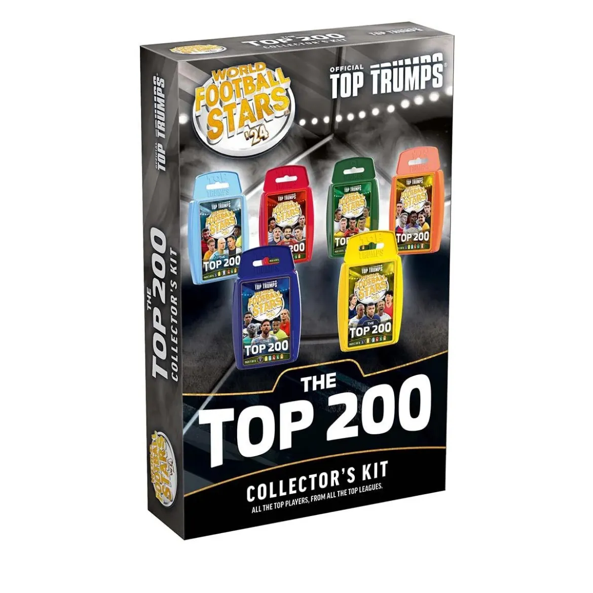 World Football Stars Top 200 Top Trumps Collectors Kit Game