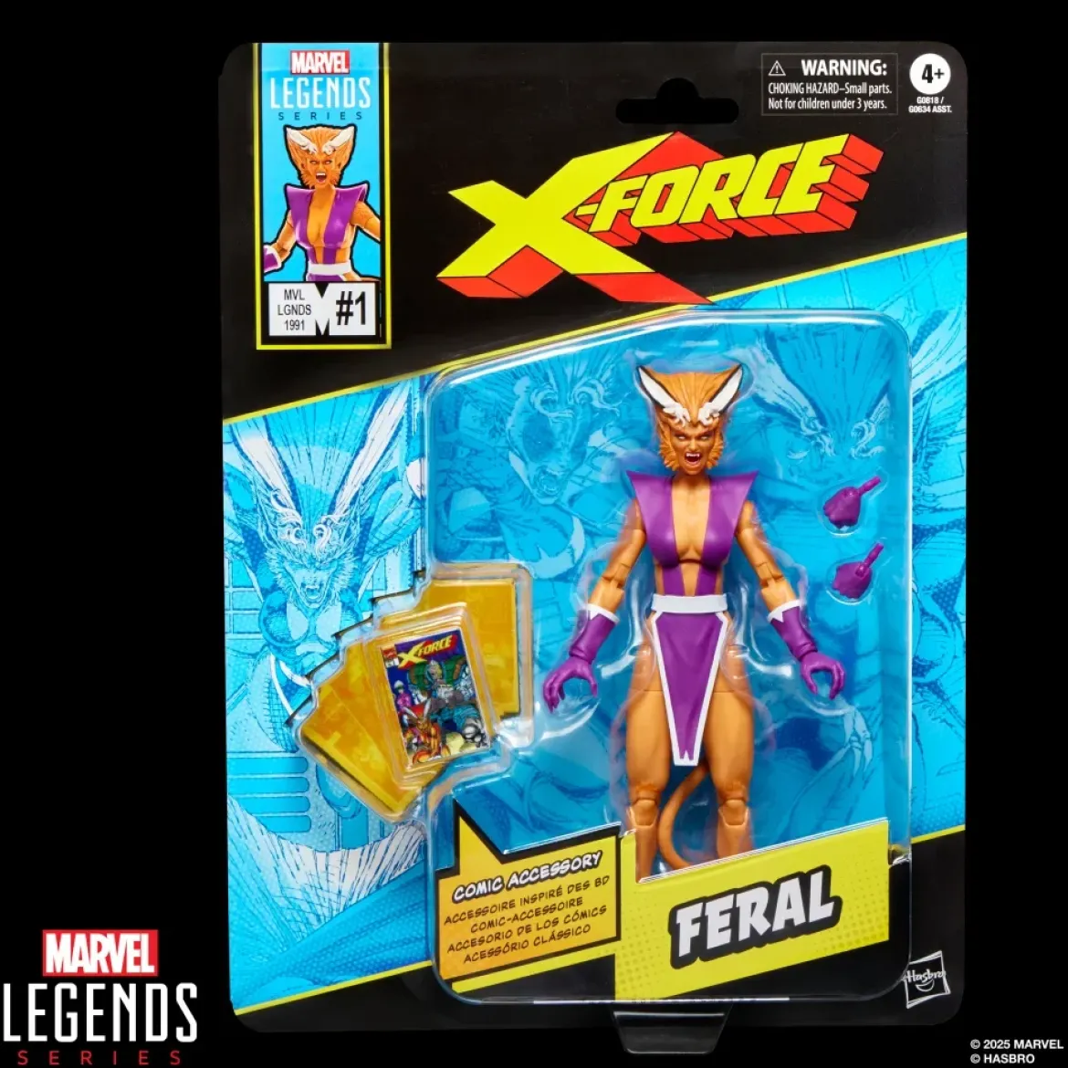 X-Force Marvel Legends Action Figure Feral 15 cm